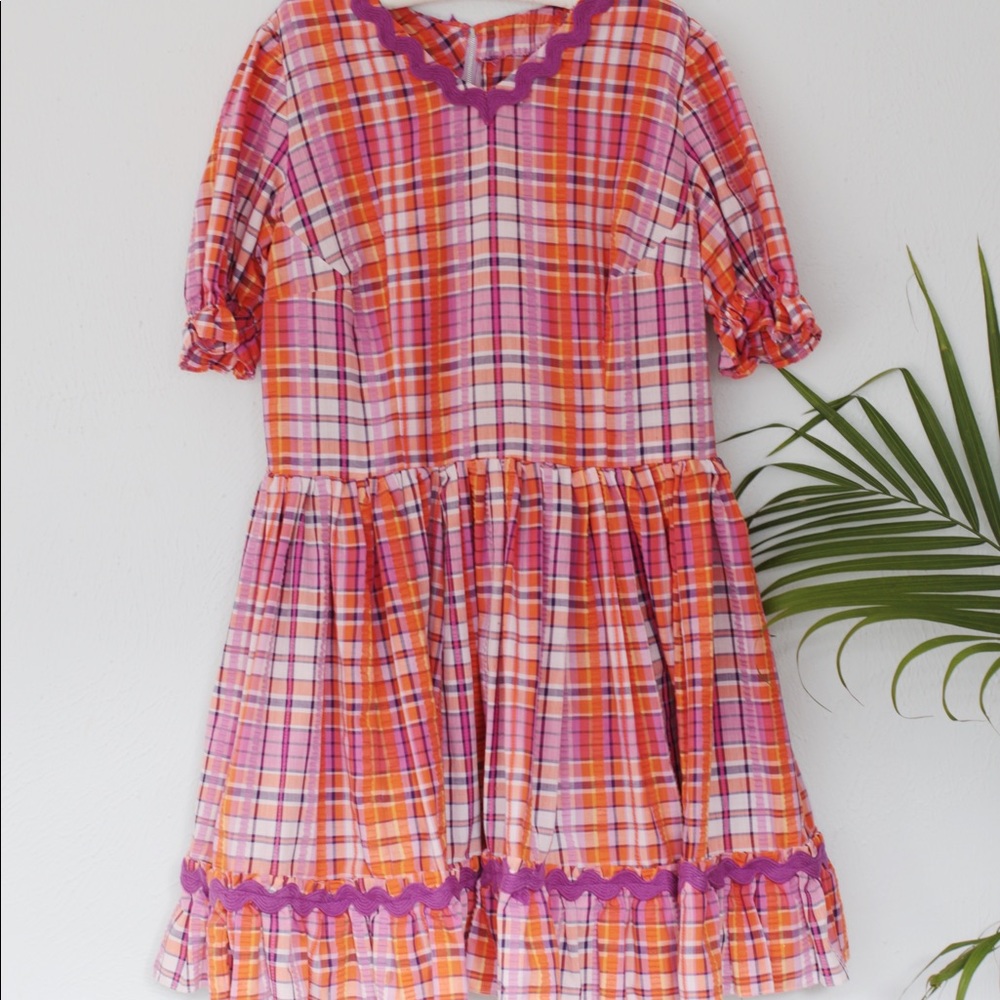 SOLD! 🌟 Vintage 🌟Plaid Pink Dress | Spring  xxl